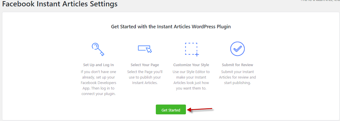Get started with facebook instant articles plugin
