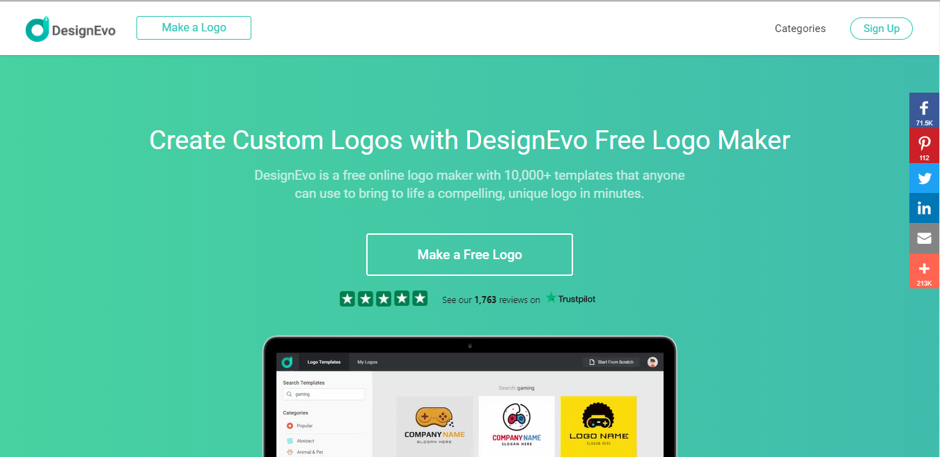 Designevo review – create a compelling logo for your blog