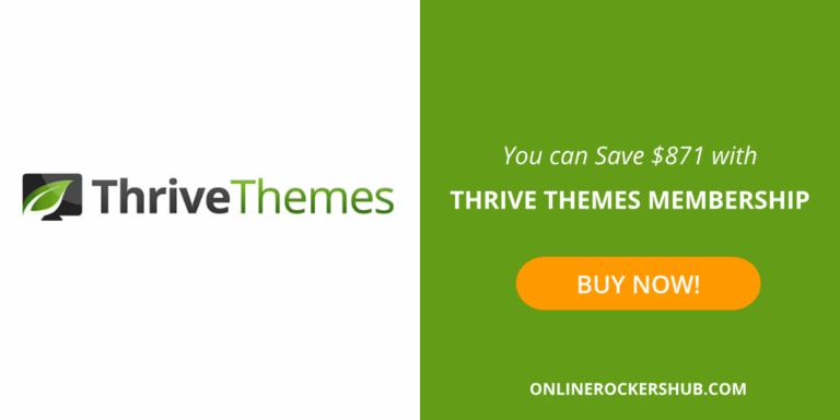 You can Save $871 when you Buy Thrive Themes Membership
