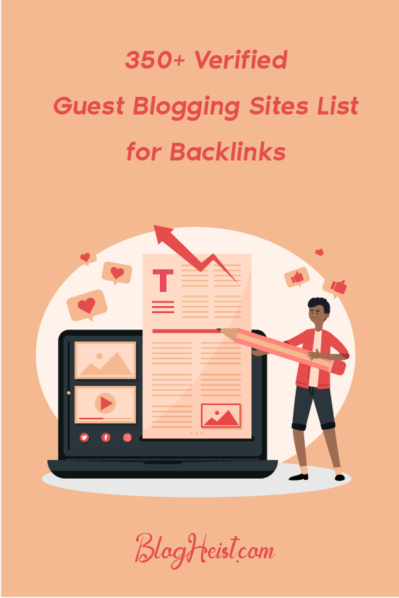 400+ Best Free Guest Blogging Sites List to Build Backlinks (2023)