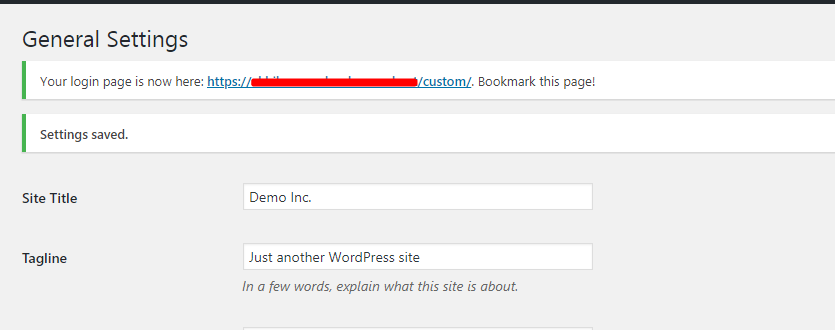Wordpress new login page changed