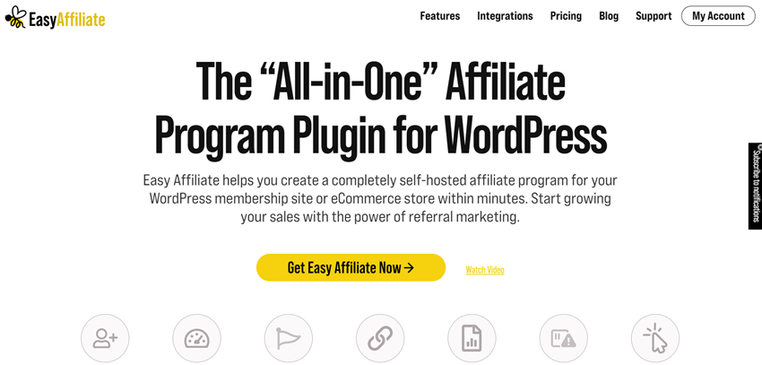 Easy affiliate plugin