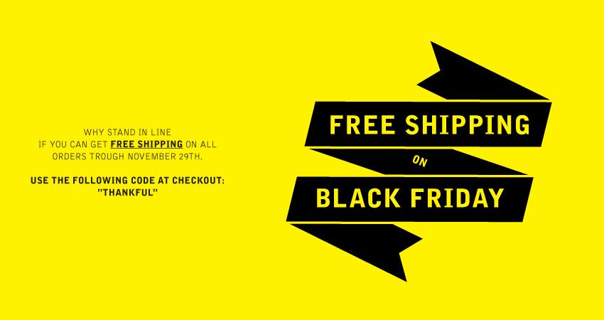 Black friday free shipping