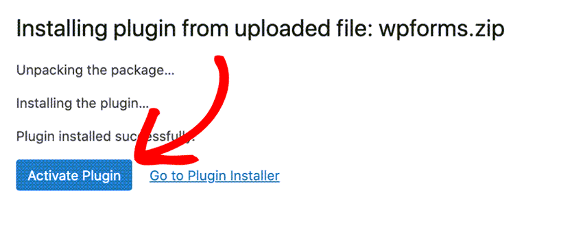 Install wpforms plugin