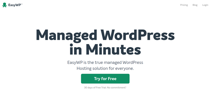 Easywp managed hosting