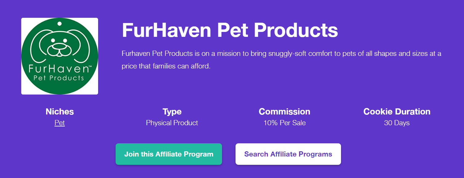 Furhaven affiliate program