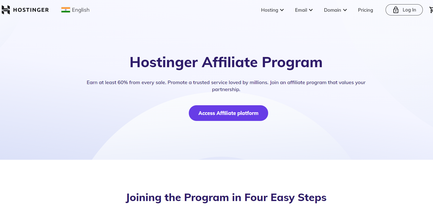 Hostinger affiliate program