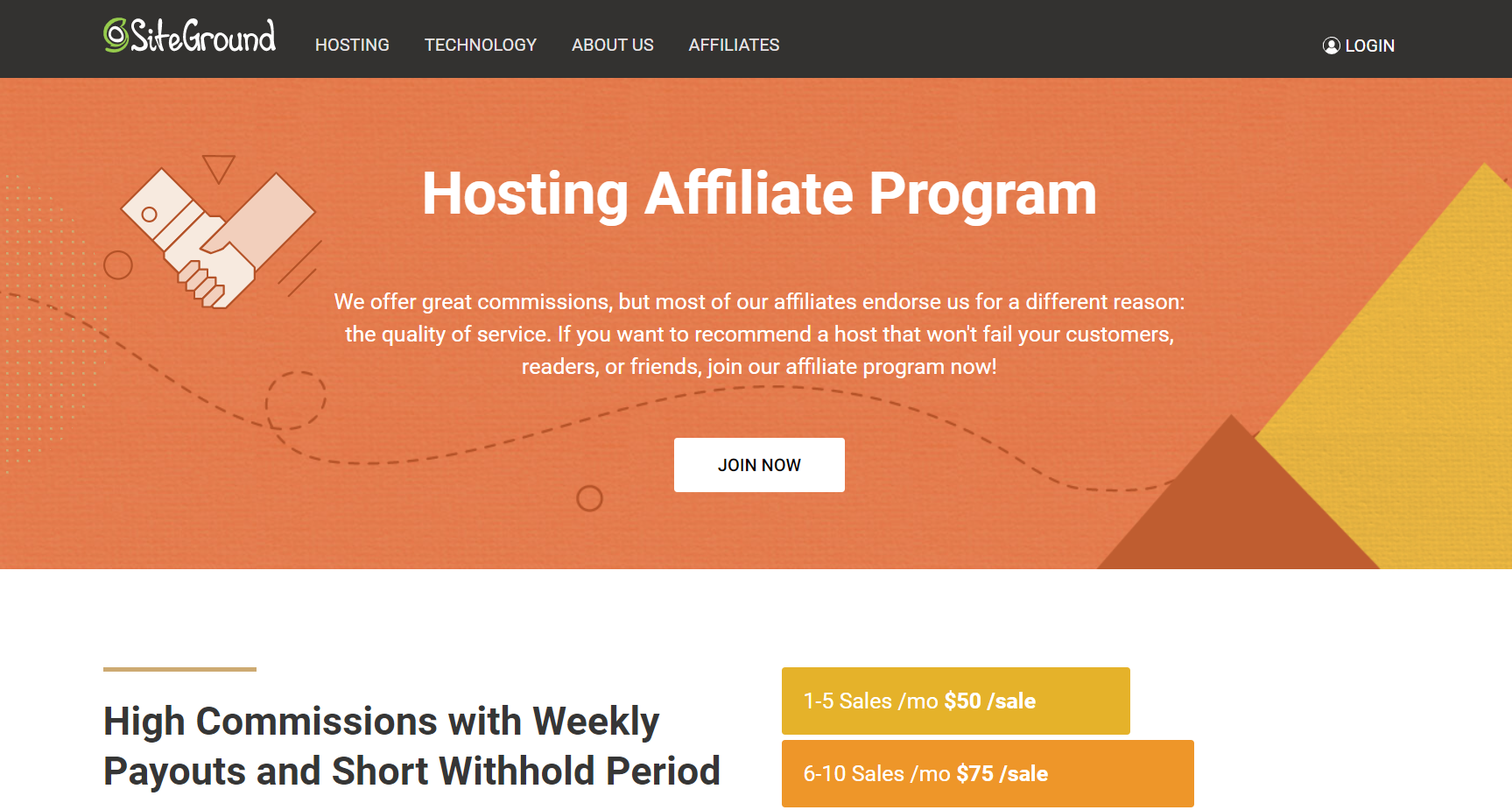 Siteground affiliate program