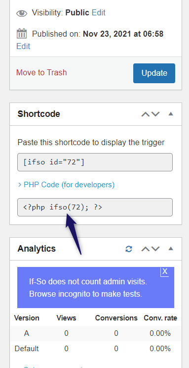 If-so php snippet