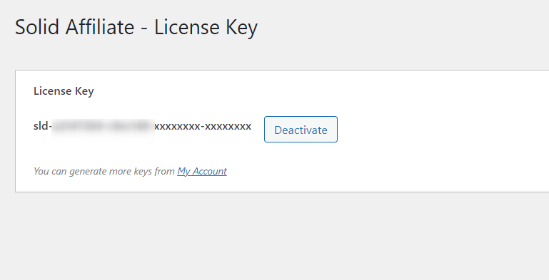 license key verified