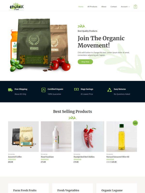 Organic store