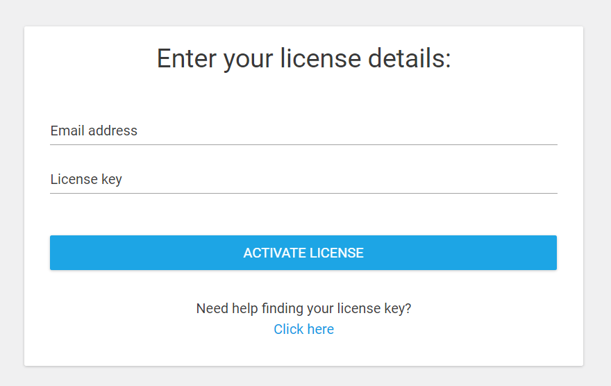Thrive license key