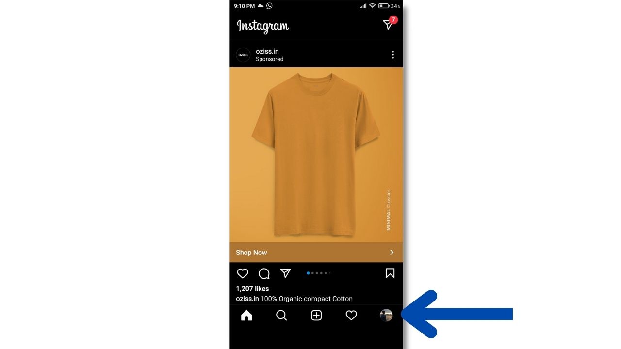 How to see liked photos on instagram on android