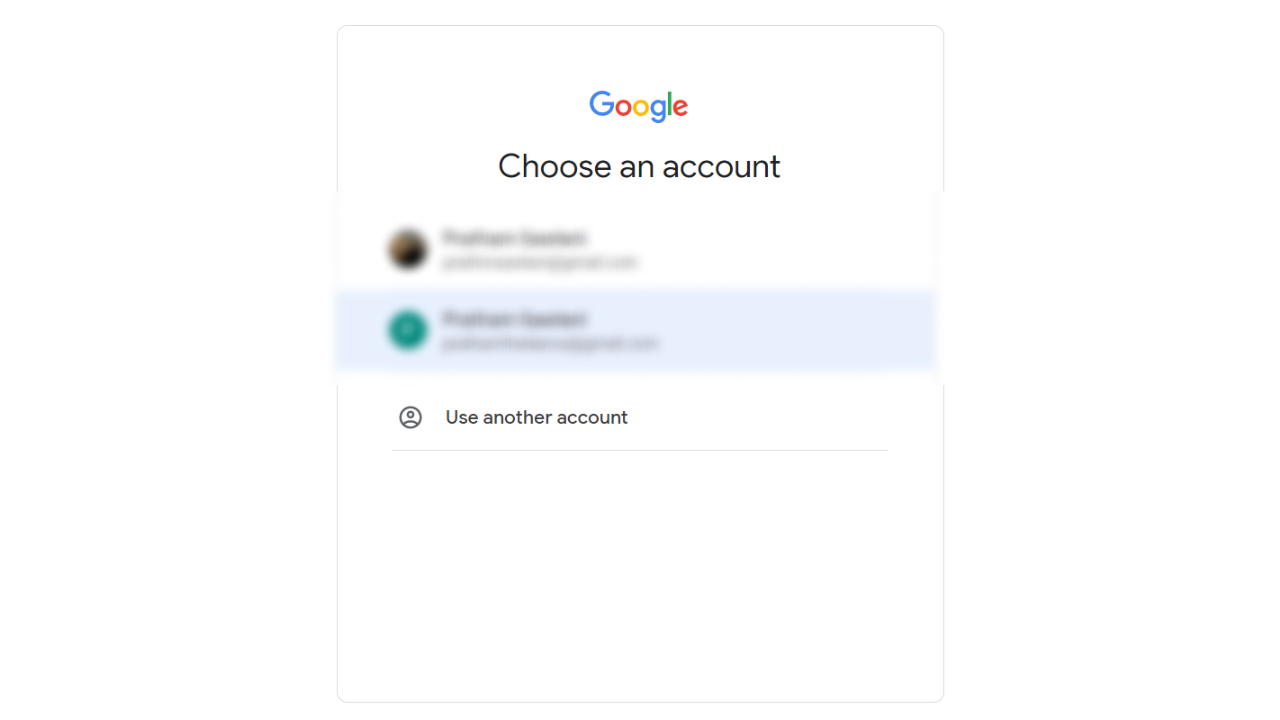 sign in with your Gmail account