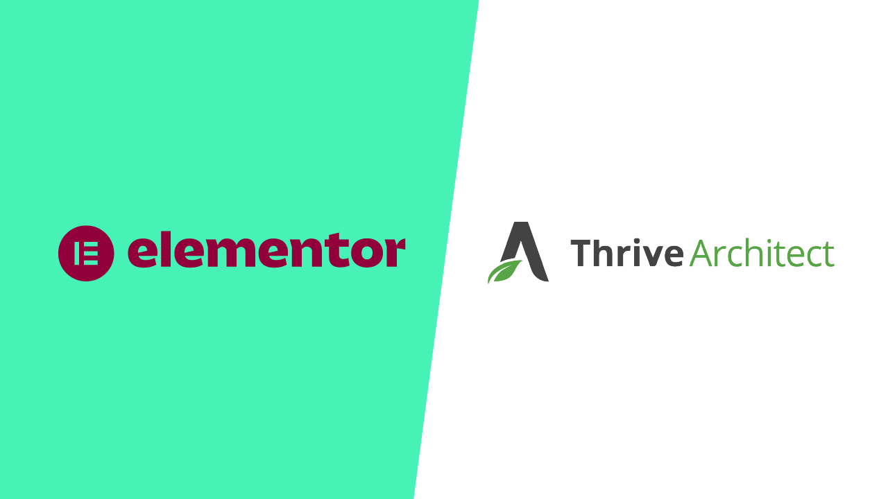 Elementor vs. Thrive architect: which one is best?