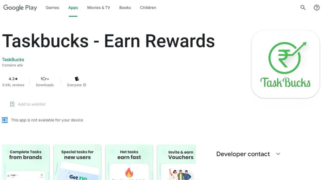 Taskbucks one of the best money earning apps