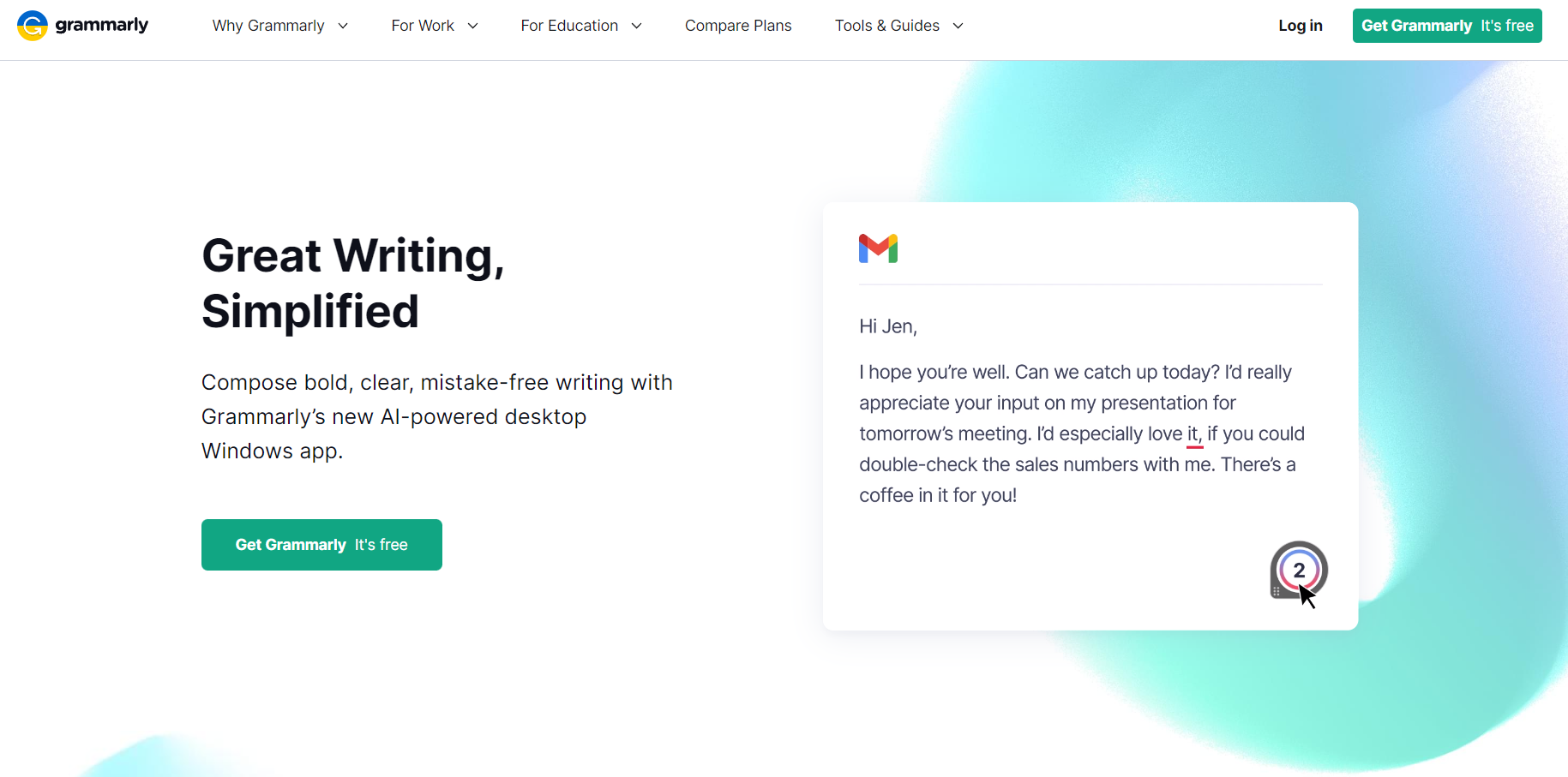 grammarly try for free