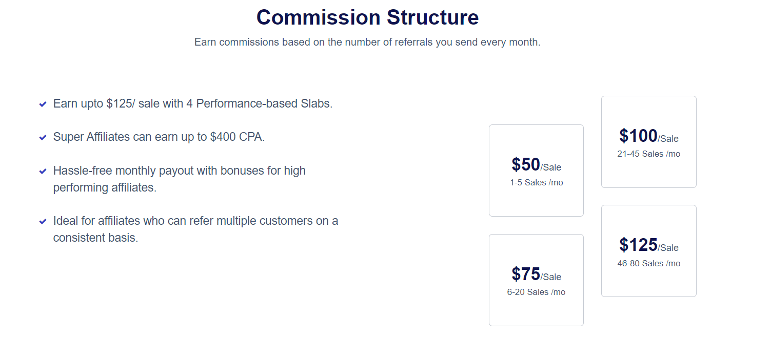 Commission structure