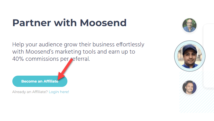 Partner with moosend