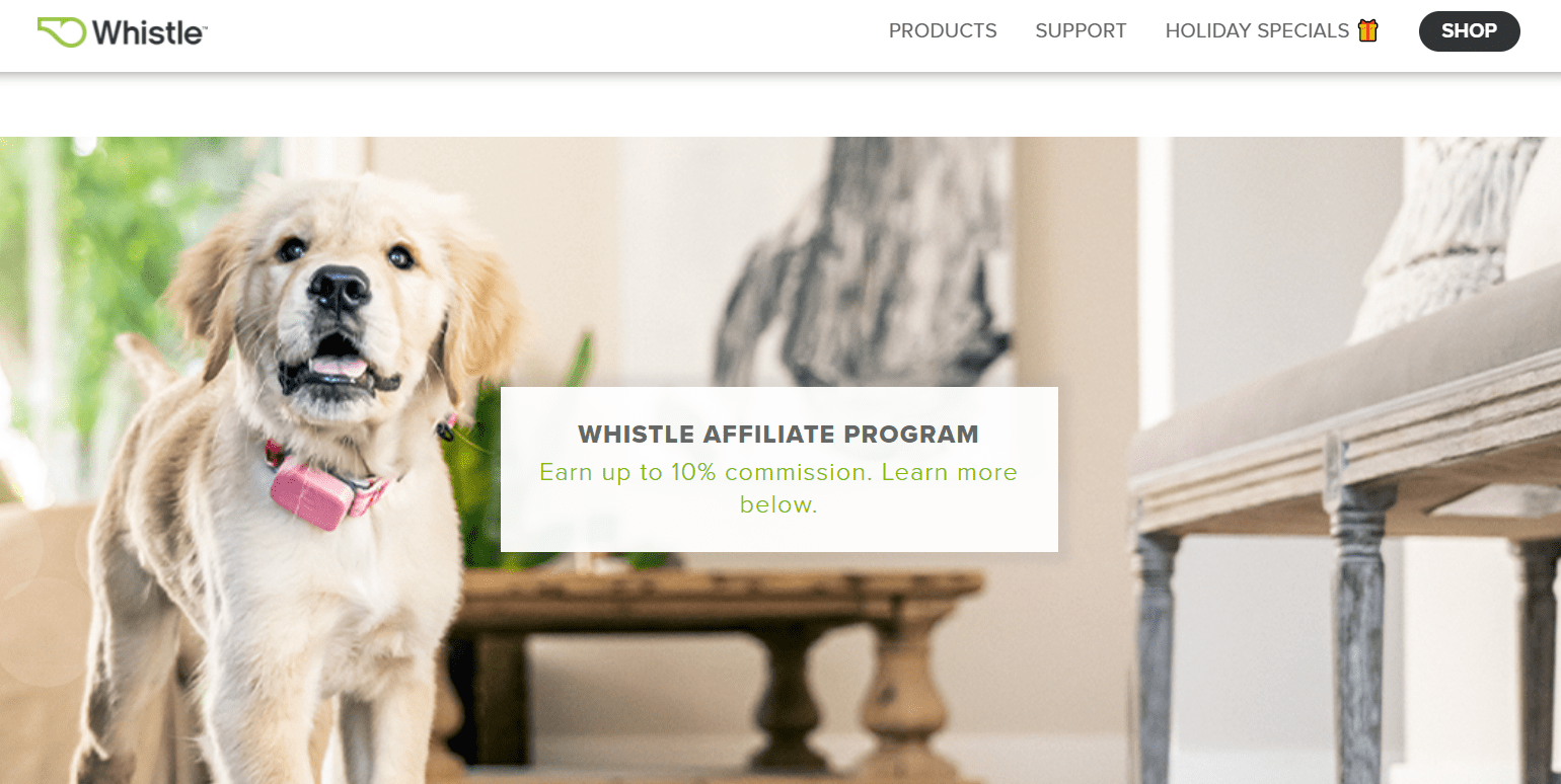 Whistle affiliate program