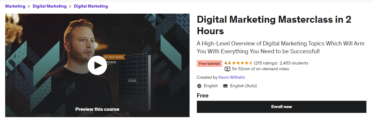 Digital Marketing Masterclass in 2 Hours