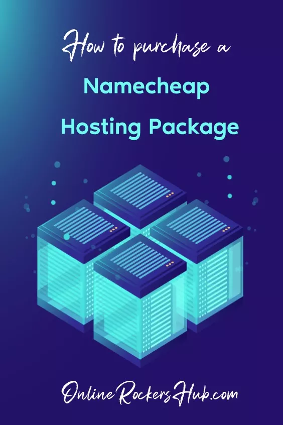 How to purchase a namecheap hosting package? - pinterest image
