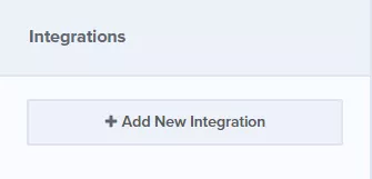 Click add new integration in integrations section at optinmonster