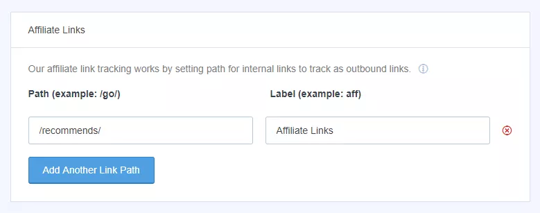 Tracking affiliate link clicks with monsterinsights plugin
