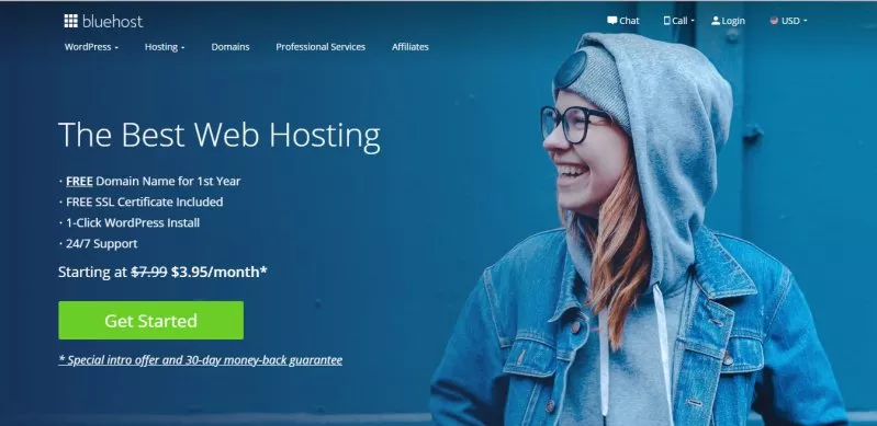 Bluehost - best namecheap alternative for web hosting