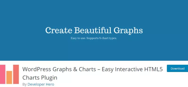 Wordpress graphs & charts - best wordpress data visualization plugin