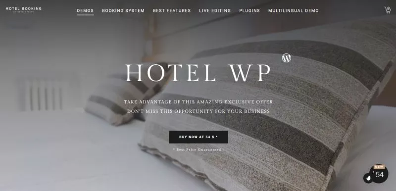 Hotel booking - best wordpress hotel theme