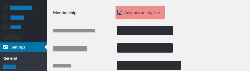 Allow anyone to register on your wordpress site