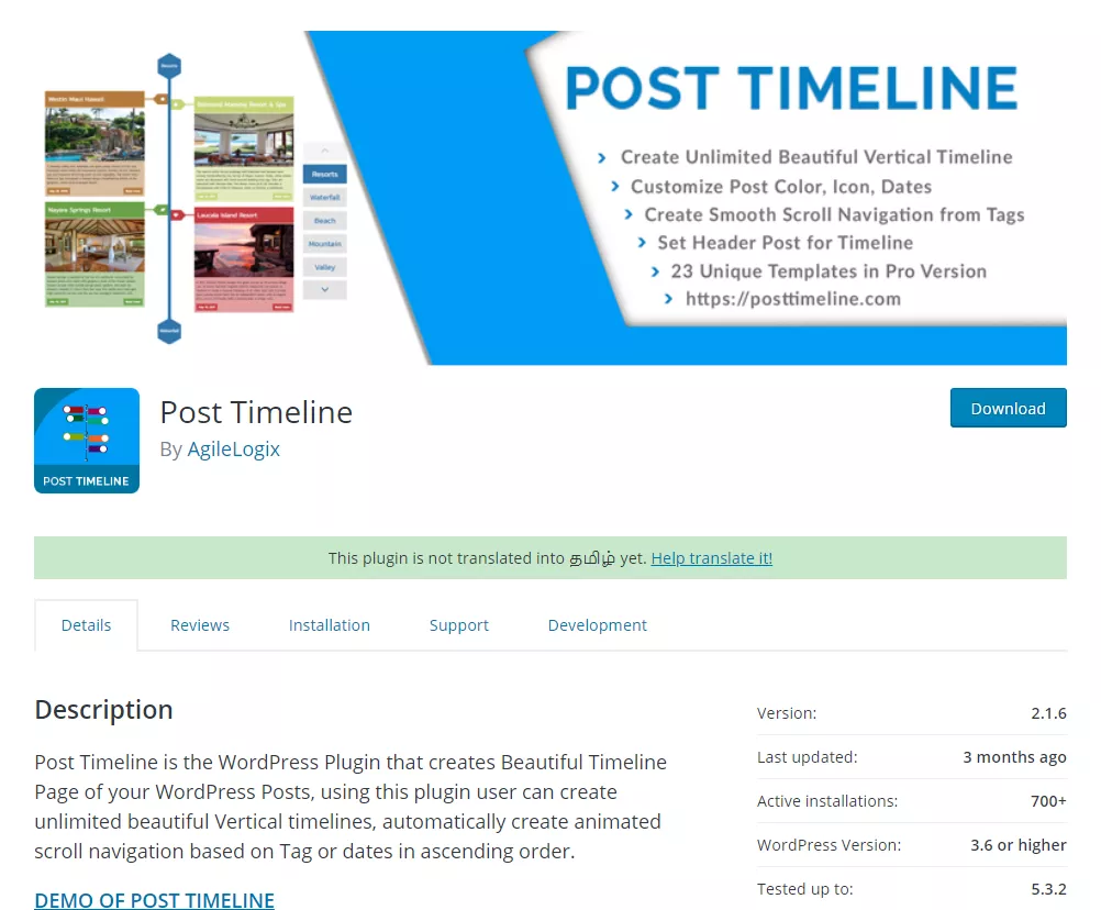 Post timeline - best wordpress timeline plugin