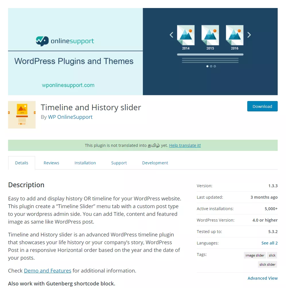 Timeline and history slider - best wordpress timeline plugin