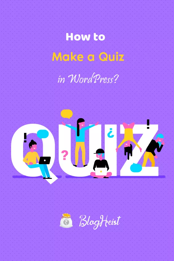 How to make a Quiz in WordPress - The Complete Guide - Pinterest Image
