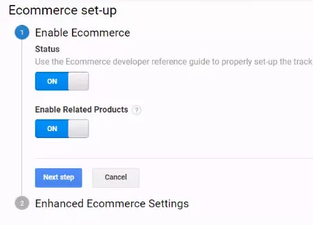 Enable related product tracking