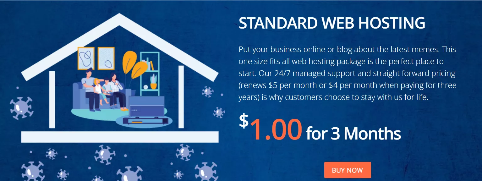 shared hosting pricing