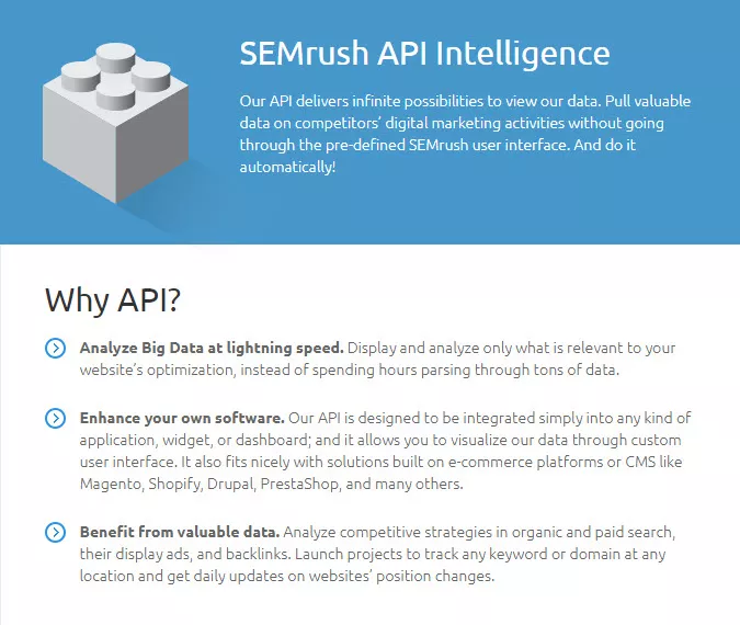 SEMRush API